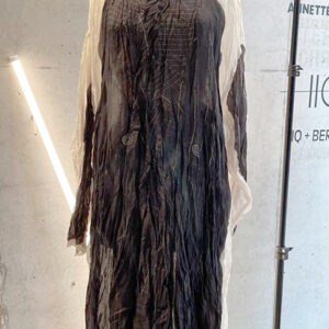 Rundholz Kleid - BONE PANEL PRINT